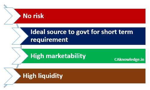 Advantages of treasury bills