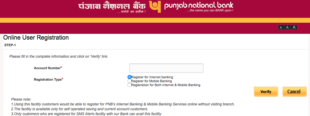 PNB Net Banking