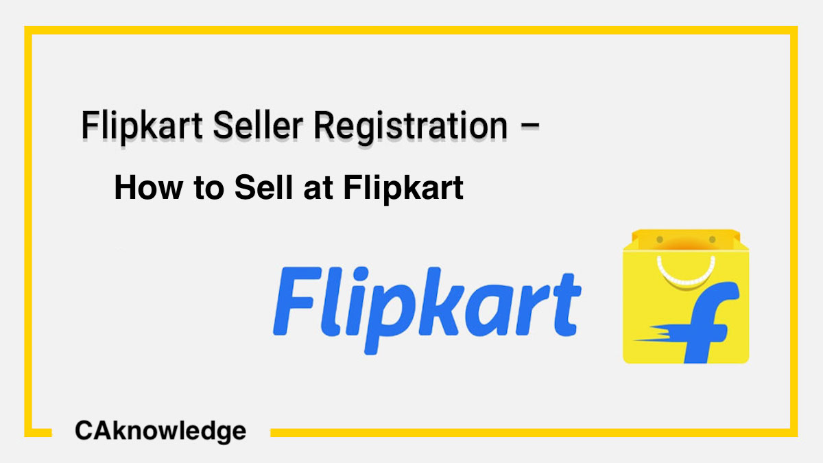 Flipkart Seller Registration