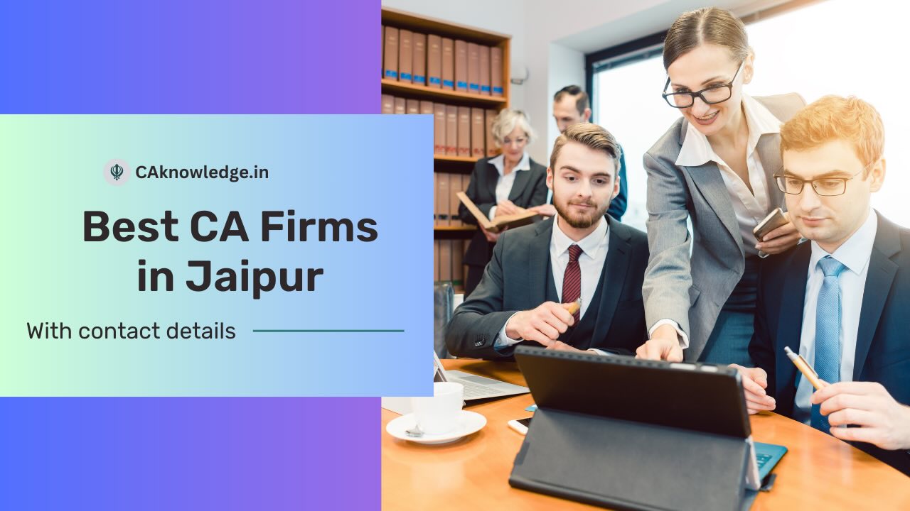 Best CA Firms in Jaipur