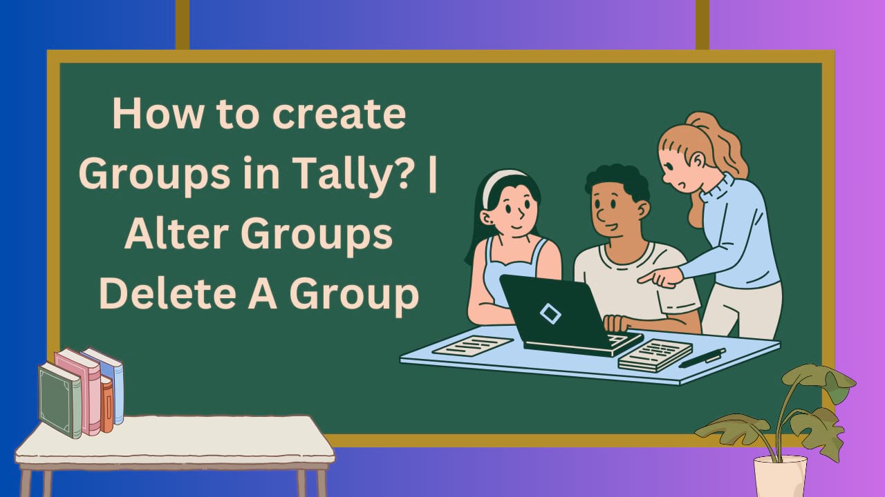 How to create Groups in Tally