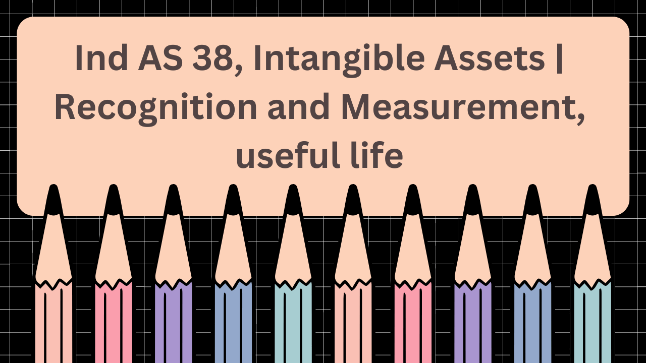 Ind AS 38, Intangible Assets Recognition and Measurement, useful life